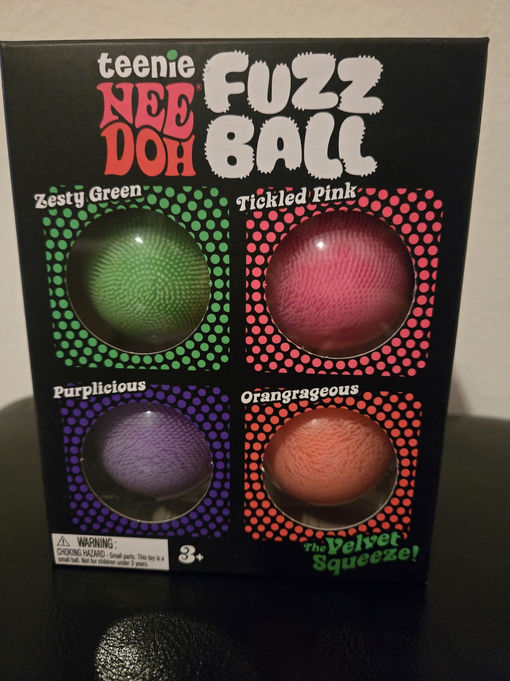 Teenie Needoh Fuzz Ball-4 Pack